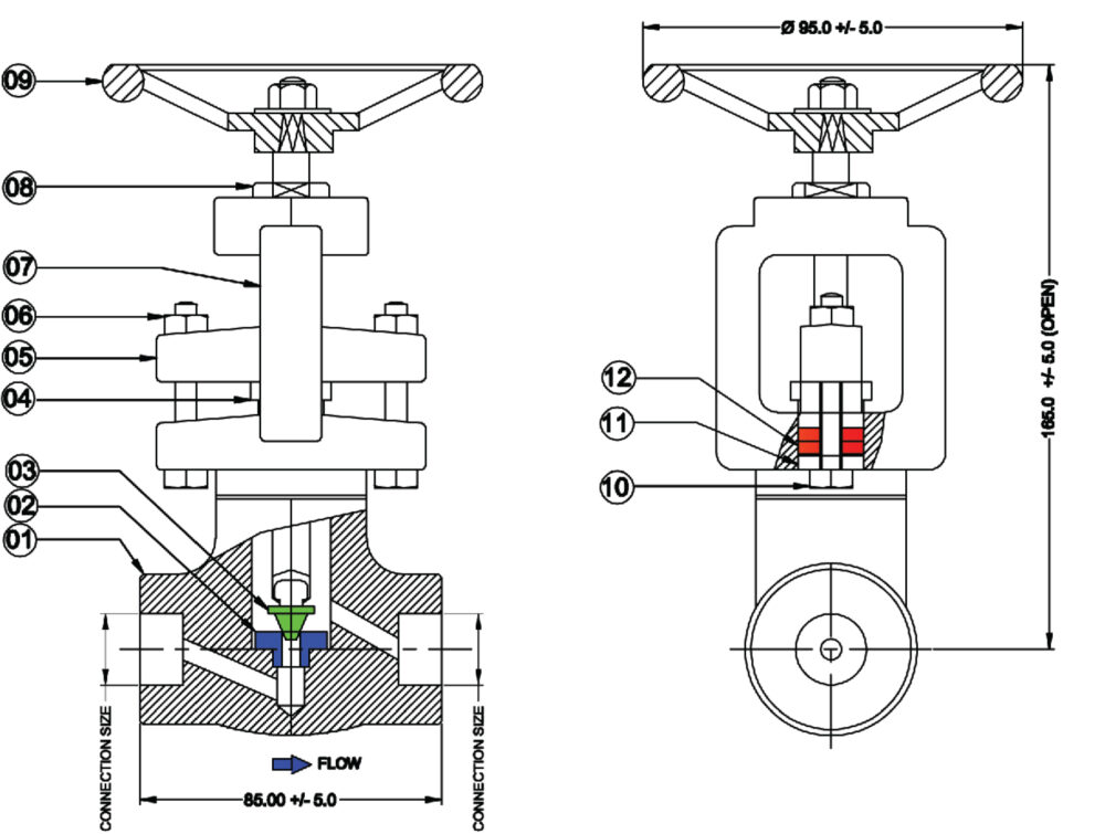 GLOBE VALVES OS & Y Type HP701 GB - Görsel 3