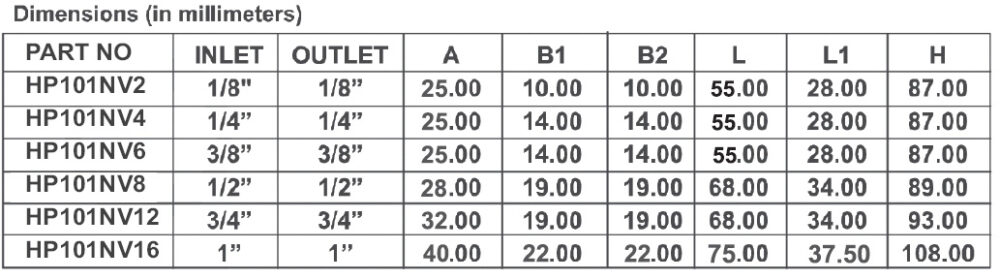 İğneli Vanalar FNPT x FNPT-Needle Valve- HP101NV - Görsel 6
