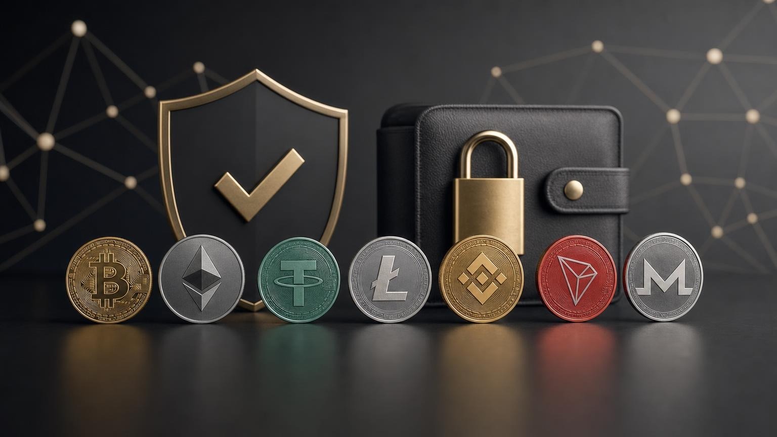 A beginner checks a cryptocurrency exchange order, wallet address, selected blockchain network and final amount before confirming a transfer